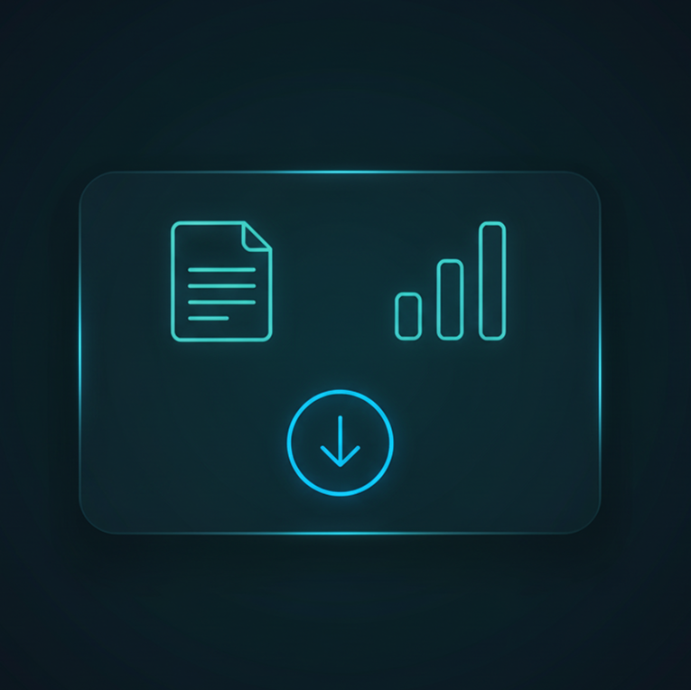 Professional lab report with data and charts